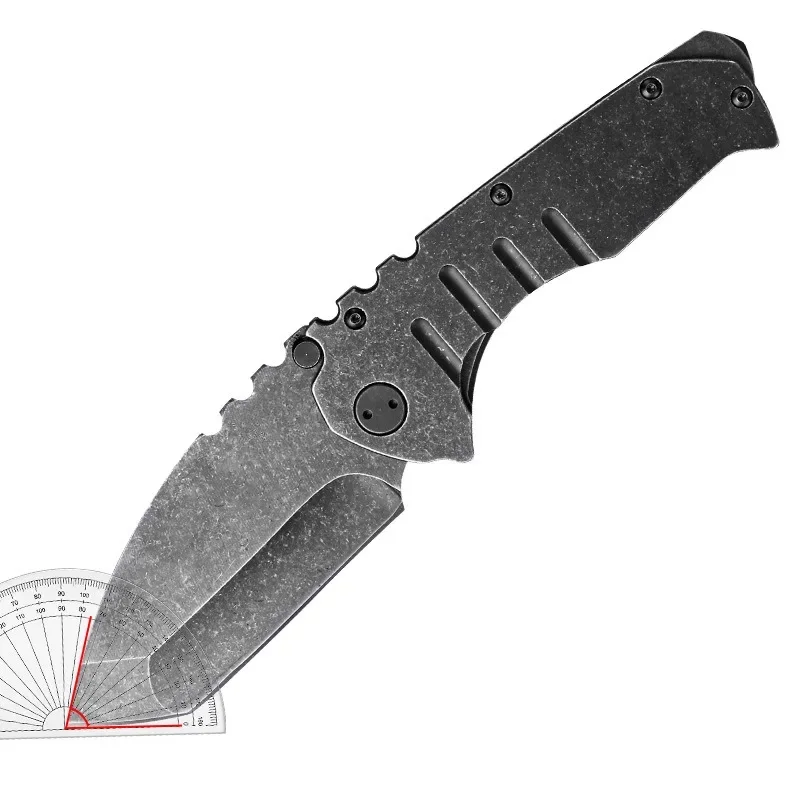 Portable Camping Outdoor Folding Knife D2 Blade Steel Handle Hunting Survival Utility Knives EDC Tools