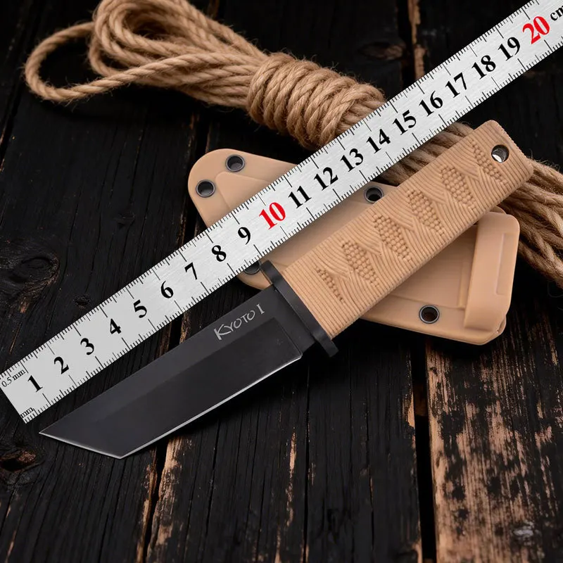 

Portable Storage Outdoor Knife with Exquisite Sheath Protection Camping Picnic Short Distance Travel Multifunctional Tool Small