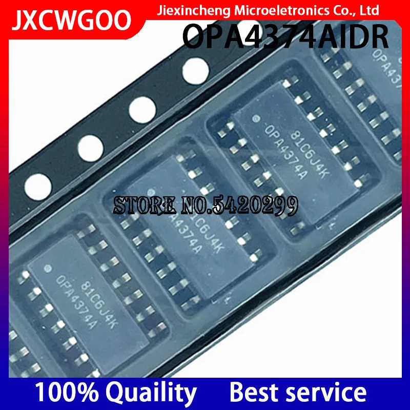 New original OPA4374AIDR OPA4374 OPA4374A SOP14 10PCS/LOT