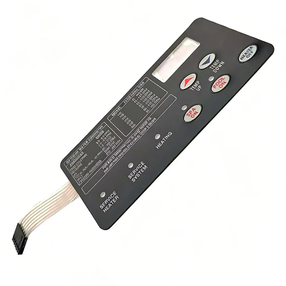 Replacement Membrane Pad For Heater Appliance Heater Control Pad Black Switch Membrane Pad Smooth User Interaction