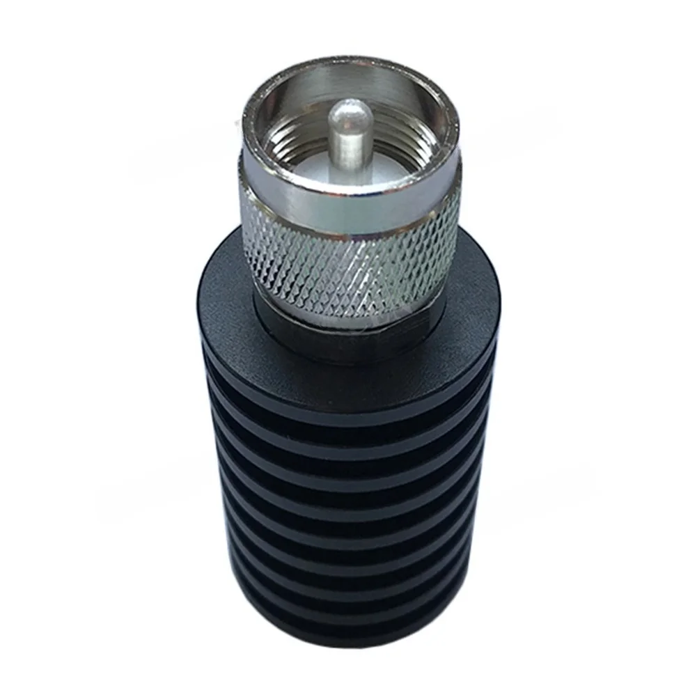 Coaxial RF Dummy Load 25W 50 Ohm UHF Male Interface DC-1GHz for Transmitter Output Protection and Lab Verification