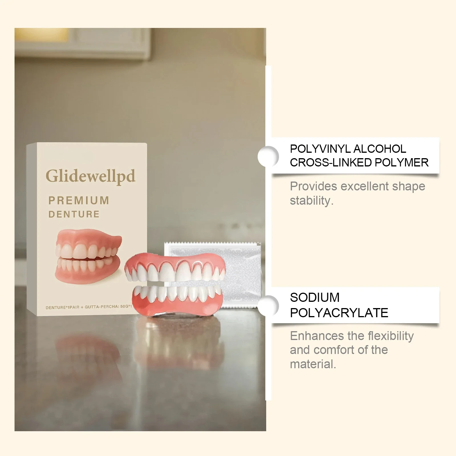 مجموعة أطقم أسنان من السيليكون الناعم من Over Gums 2026 - يعزز جماليات الأسنان، ويحسن الابتسامة، ومجموعة العناية بالأسنان #4