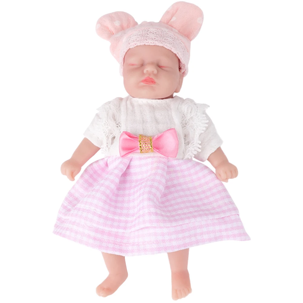 

IVITA WG1576 6.1inch 113g 100% Silicone Reborn Baby Doll Sleeping Girl Baby Unpainted Unfinished Realistic Children Xmas Toys