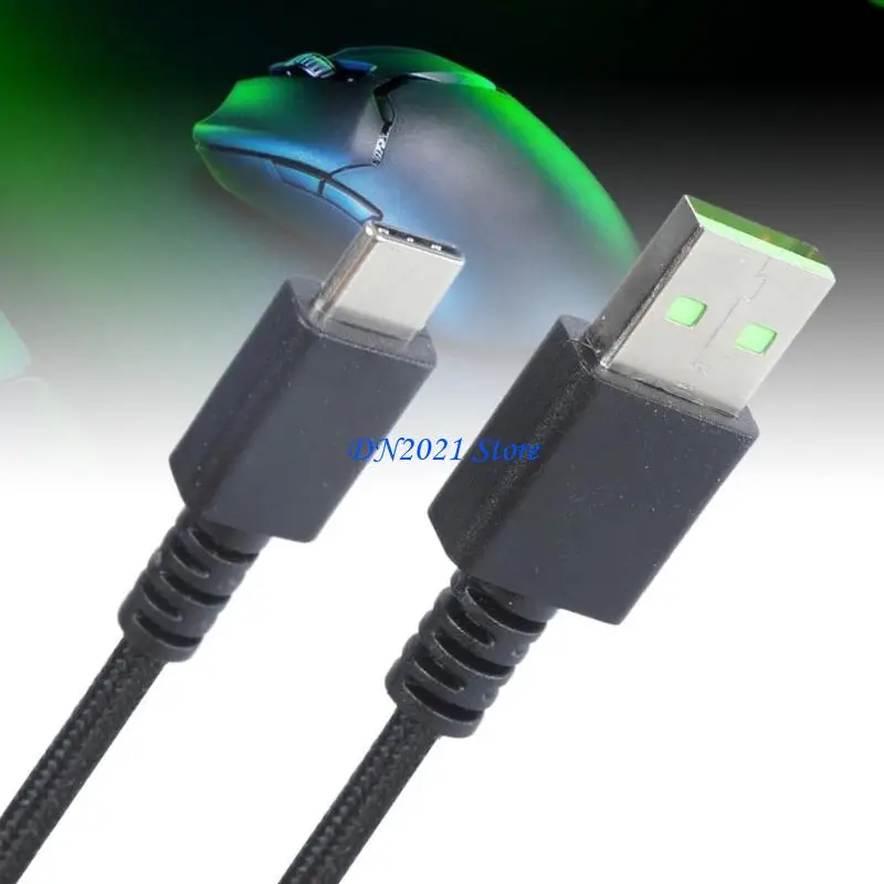 F3KE Robusts USB C Cable for Basilisk V3Pro Speed Data Syncing Capability