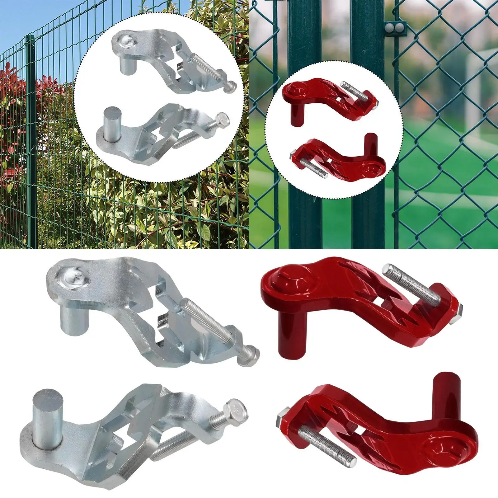 

2 Pieces T Post Gate Hinge Pins .Hang Gate from A T Post, Easy to Install, Heavy