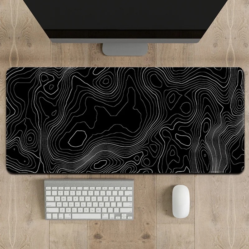Extended Mouse Pad Big Gaming Mouse Pad Desk Mat Desk Pad Long Desk Mats Computer Keyboard Desk Mat With Non-Slip Base Durable