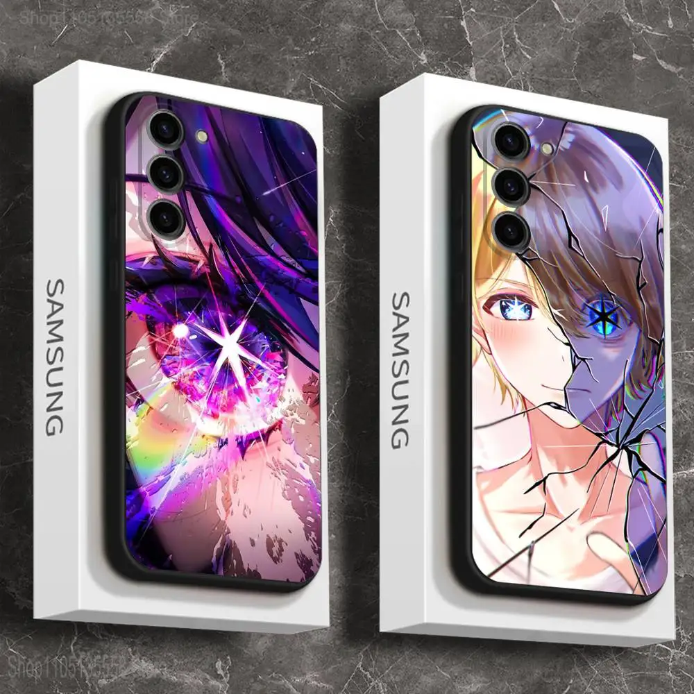

Anime O-Oshi no Ko Phone Case For Samsung Galaxy A 73,72,51,53,52,71,22,5G,Note,J7,8,9 Soft Black Cover