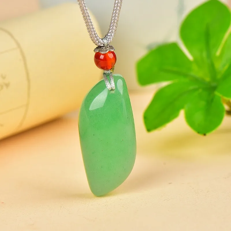 Exquisite Dongling Jade Willow Leaf Exquisite Pendant Women's Popular Pendant