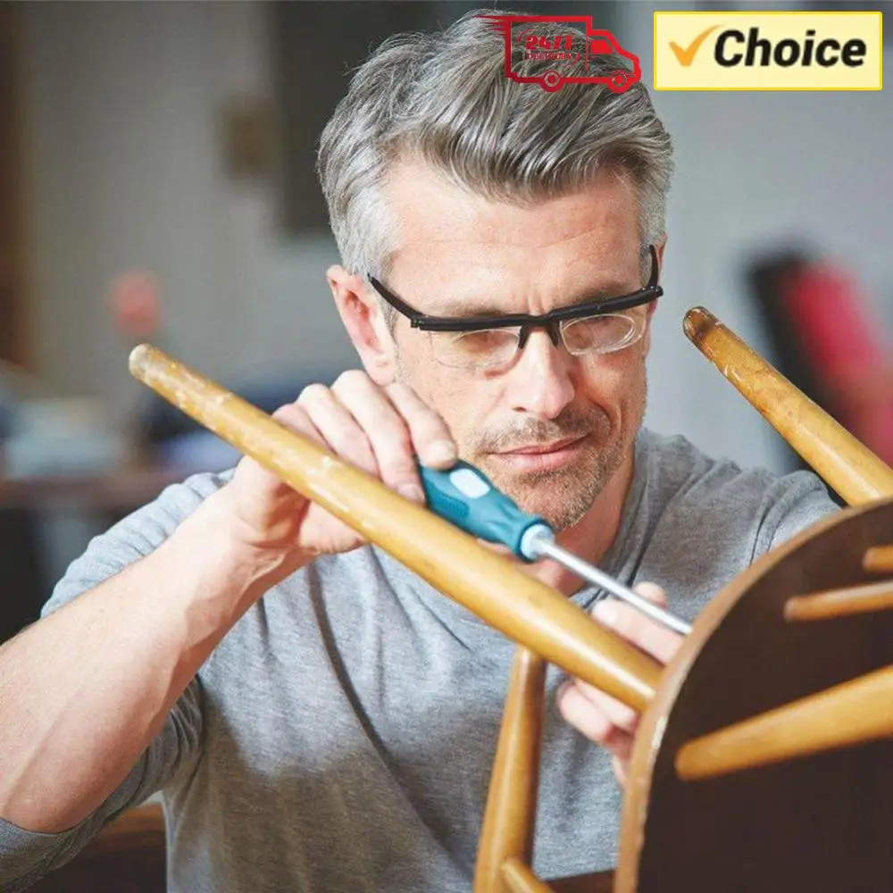 -6D To +3D Adjustable Strength Lens Eyewear Variable Focus Distance Vision Zoom Reading Glasses Auto Adjusting Reading Glasses
