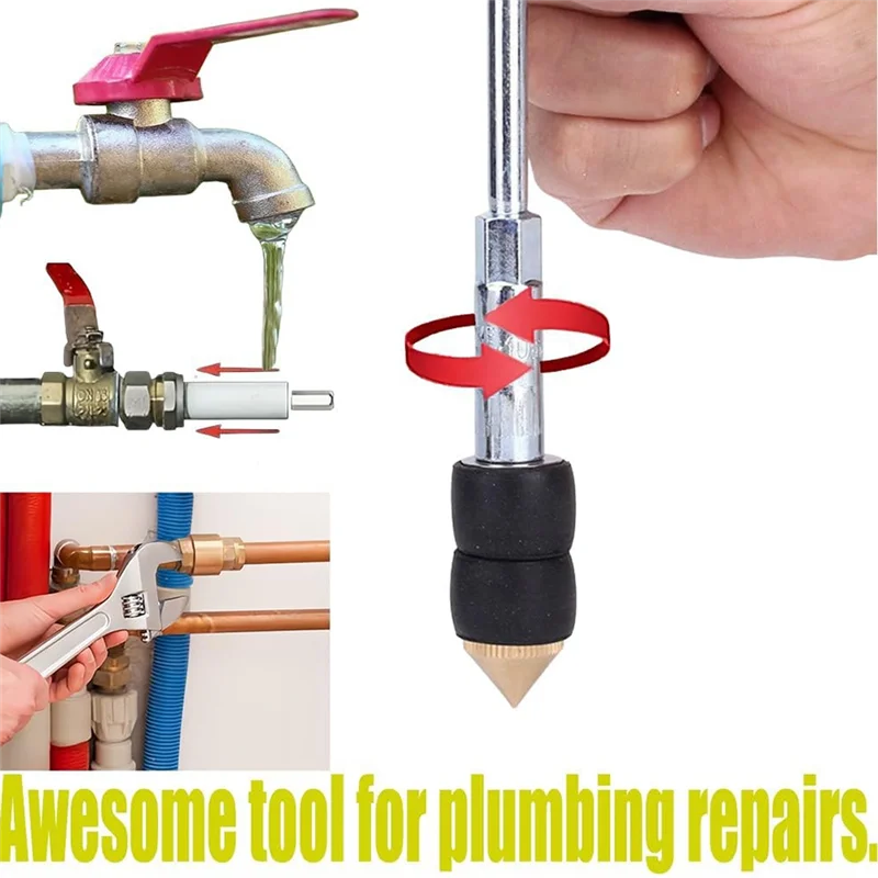 مجموعة سدادة المياه A44F-Pipe - إبر إيقاف المياه الذائبة الساخنة لإصلاح أنابيب خط المياه السريعة - تحسين المنزل من الفولاذ المقاوم للصدأ