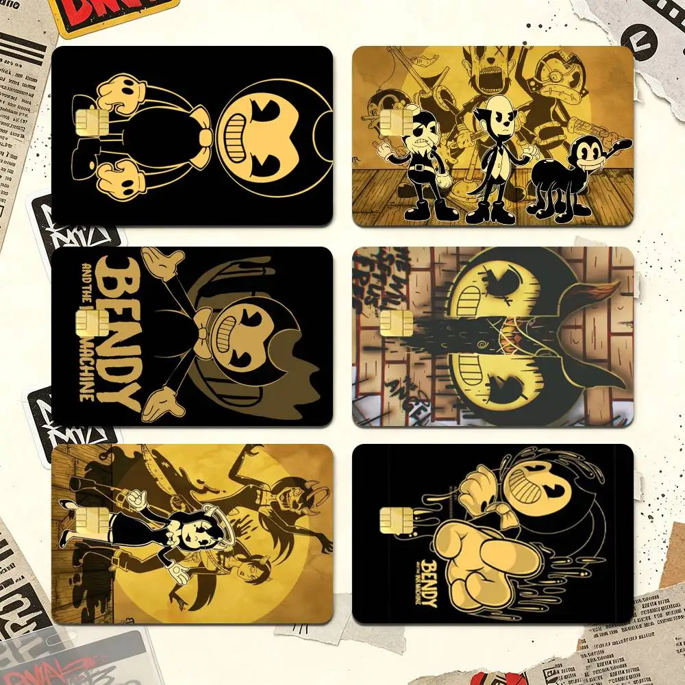 Bendy and The Ink Machines Credit Card HD Stickers Premium matte film effectively prevents fingerprints and daily abrasion.