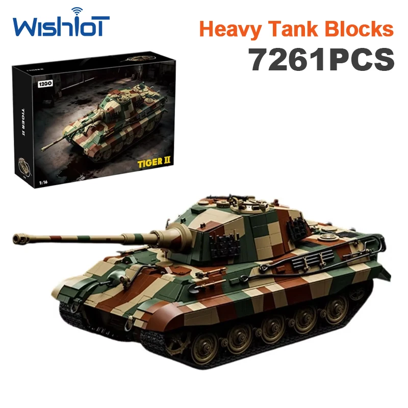 7261Pcs 97036 Heavy Armored Vehicle Building Blocks Mechanical Tracked Car Construction Bricks Educational Toys Adult Gift