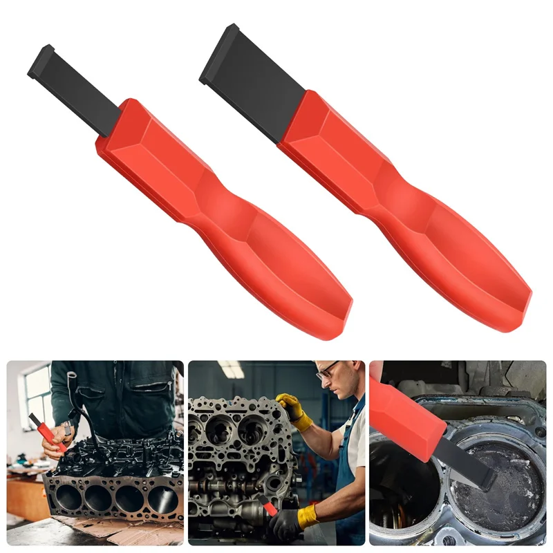 

2Pcs Carbide Scraper Set Rust Removal Carbide Scraper Gasket Tool For Removing Gaskets Carbon Varnish Glue Concrete Barnacles