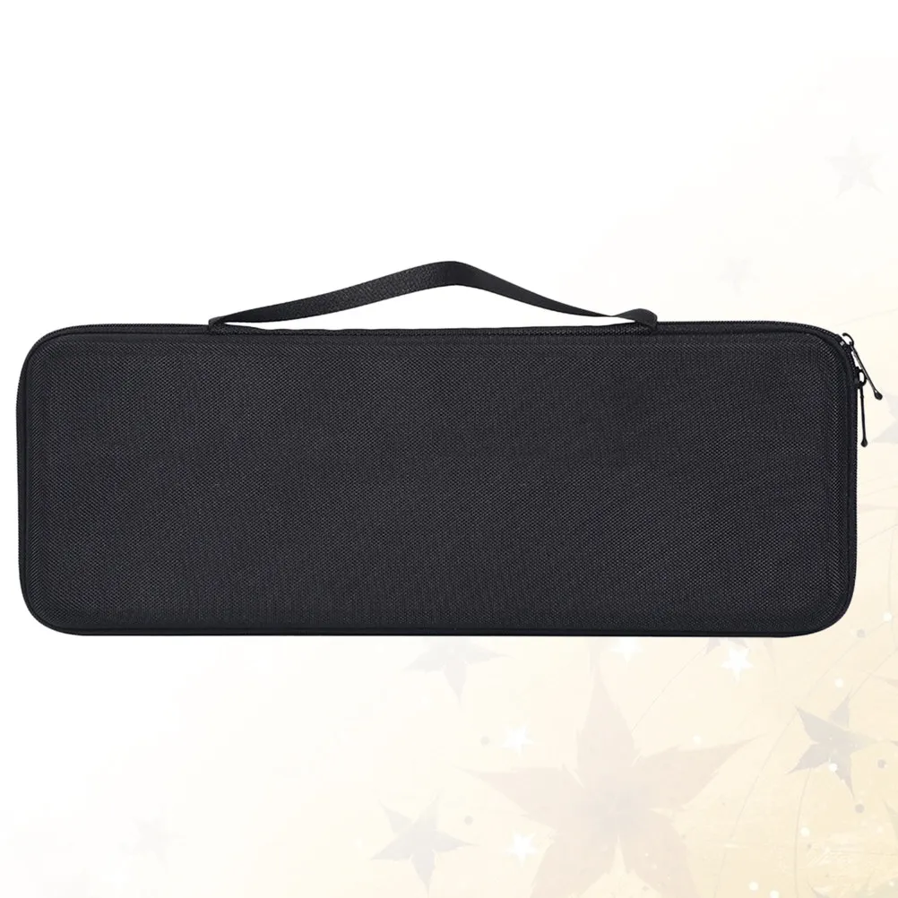 Sturdy Plastic Protective Case for Keyboard Shockproof Waterproof Travel Storage Bag Compatible with Logitech Keys Advanced