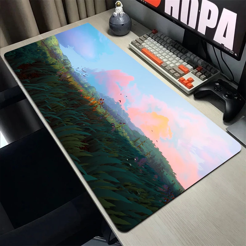 Beautiful Scenery Mouse Pad Gamer Keyboard Office Accessory Mousepad 900x400 Computer Table Cushion Desk Mat Carpet Gaming Desk