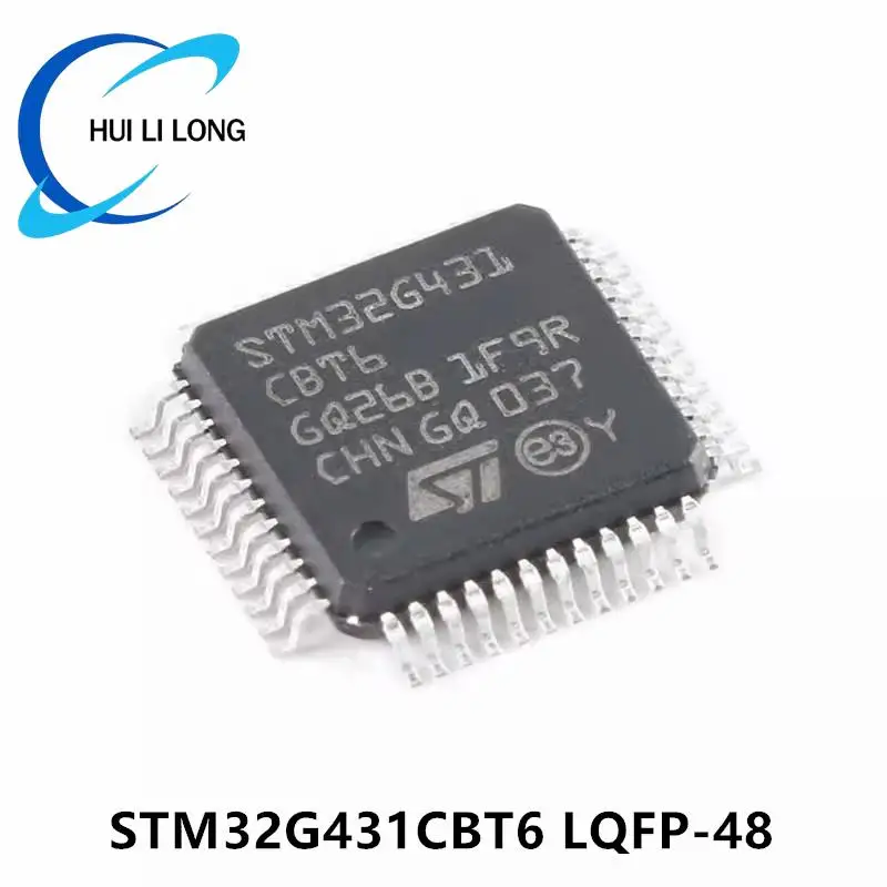 رقاقة MCU IC الأصلية ، stm32g1cbt6 ، وحدة تحكم ، STM32G431 ، STM32 ، G431CBT6 ، LQFP48 ، 52-Bit ، جديدة
