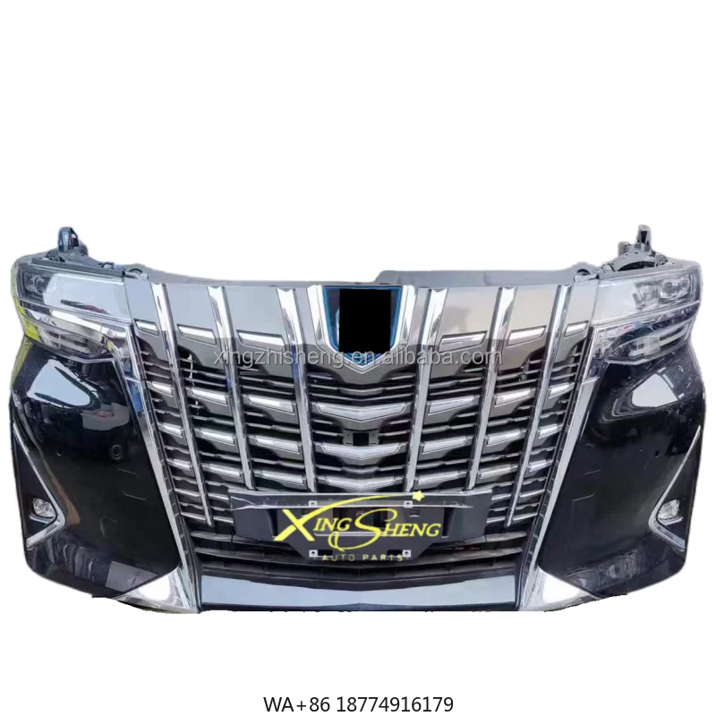 

Оригинал для Alphard, решетка переднего бампера, фары, жалюзи, капот радиатора, состояние б/у