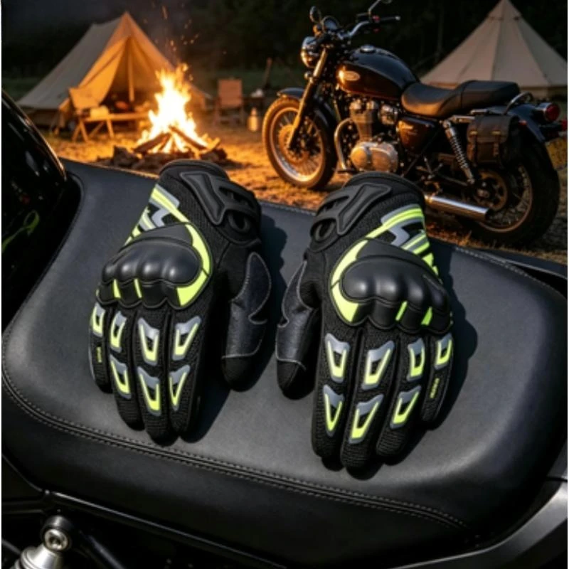 

Suomy Summer Breathable Touch Screen Gloves Motorcycle Motorbike Biker Riding Gear