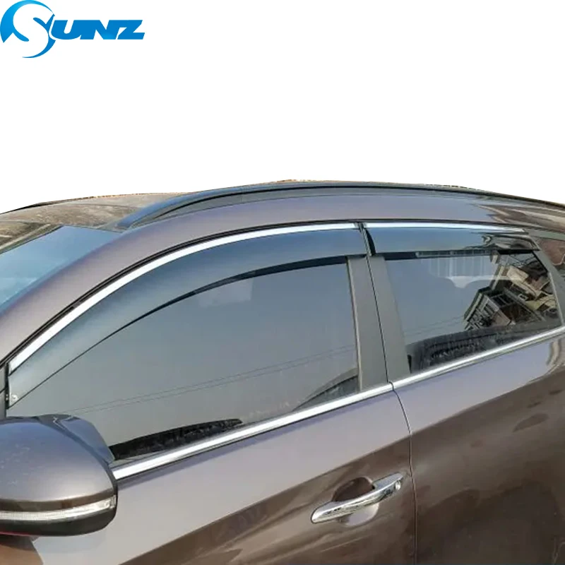 Side Window Deflector For Hyundai Tucson 2015 2016 2017 2018 2019 2020 Wind Visor Sun Rain Guard Car Window Accessories view 5