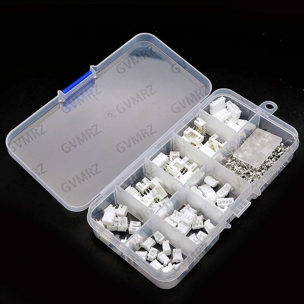 230PCS/lot PH2.0 2p 3p 4p 5 pin 2.0mm Pitch Terminal Kit Housing Pin Header JST Connector Wire Adaptor PH Kits for 3D printer 3p