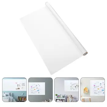 Whiteboards Wall Sticker Removable Static Cling White Board Sheet For Kids Dry Erase Board Static White Board Sticker 45*500cm