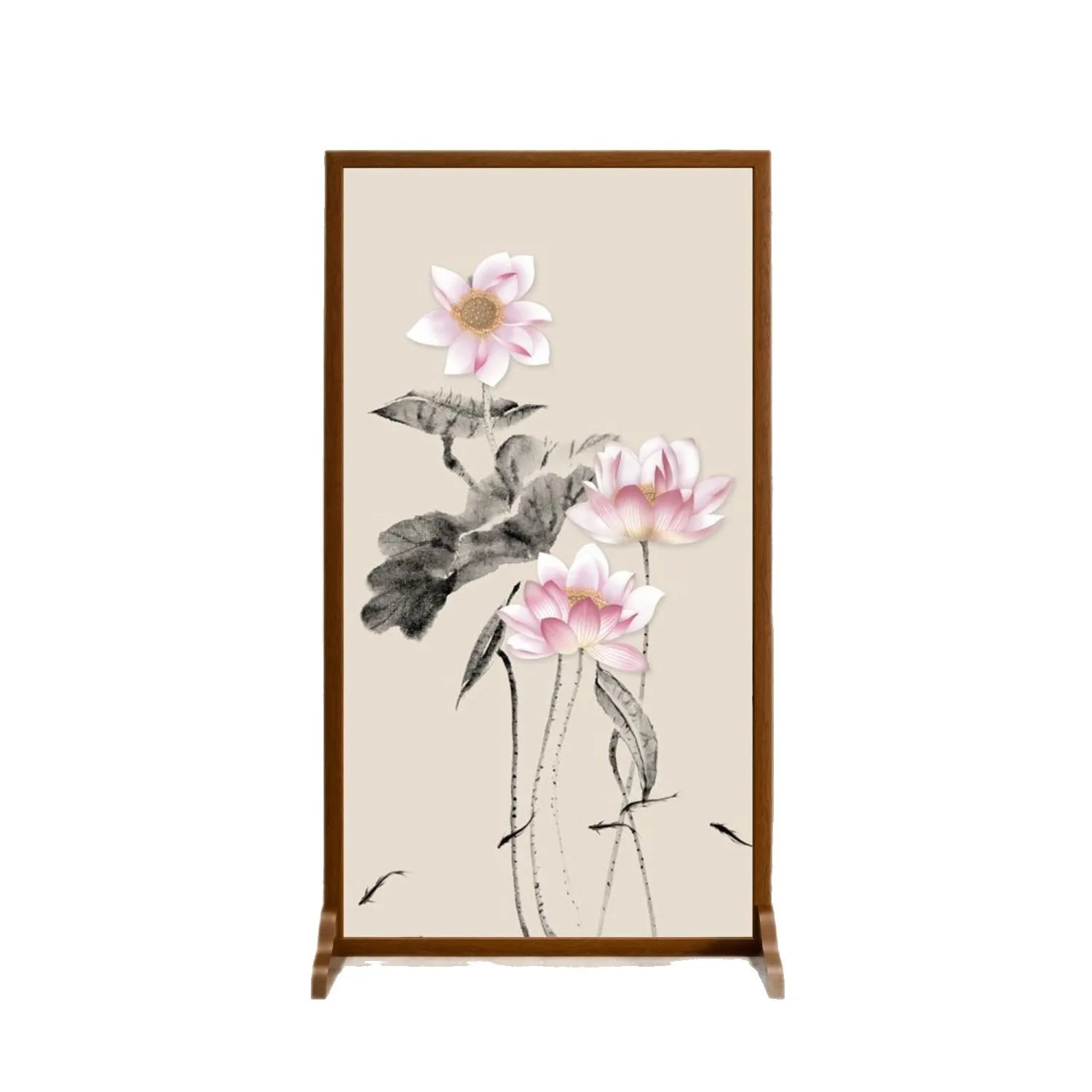 

Screen partition New Chinese style simple door, decoration blocking entrance Fabric artist home art barrier seat screen
