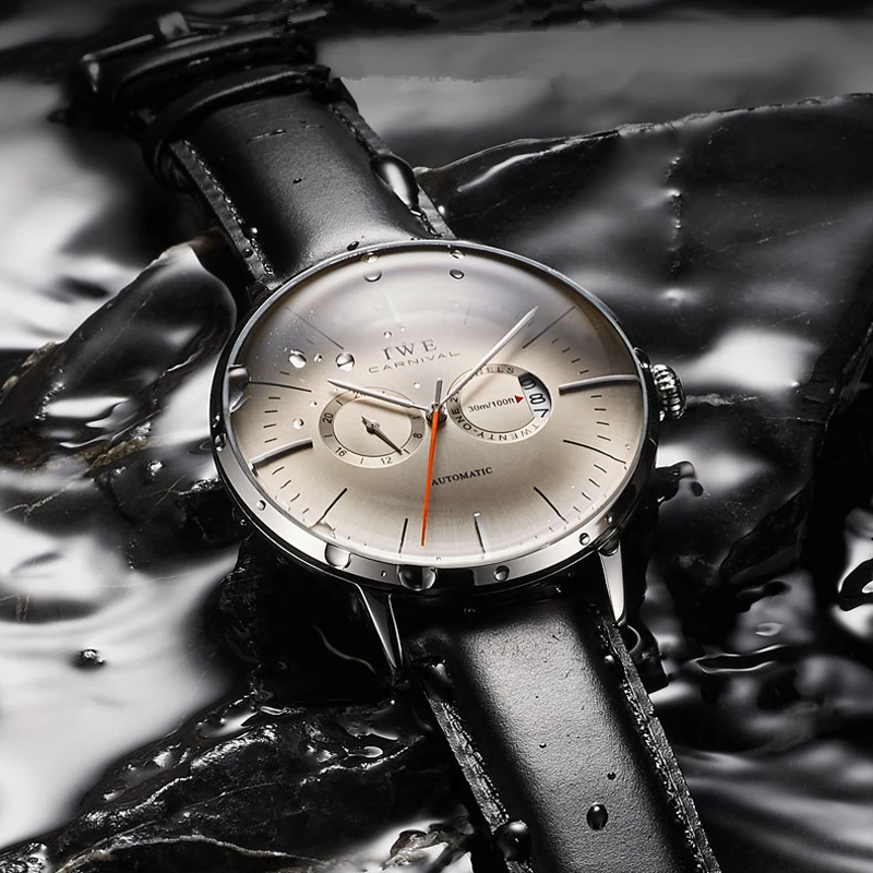 

Relogio Masculino Carnival Brand Luxury Automatic Watch Men Sapphire Business Calendar Mechanical Wrist Watches Clock Man 2025