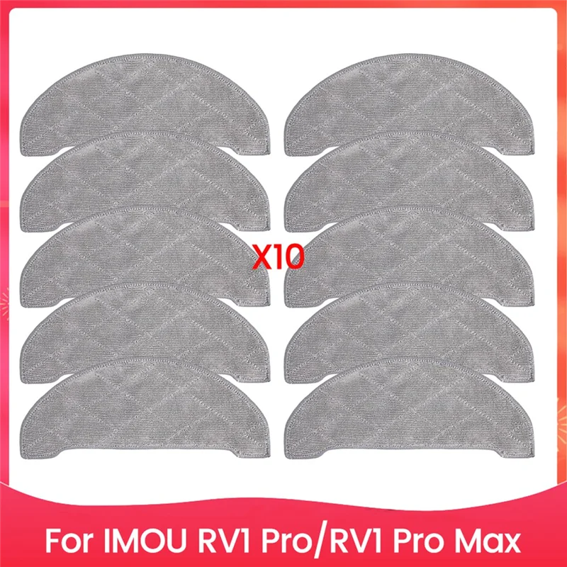 

B88B-10 шт. набор тканевых подушечек для швабры для IMOU RV1 Pro/RV1 Pro Max, запасные части, запасные части для бытовой уборки