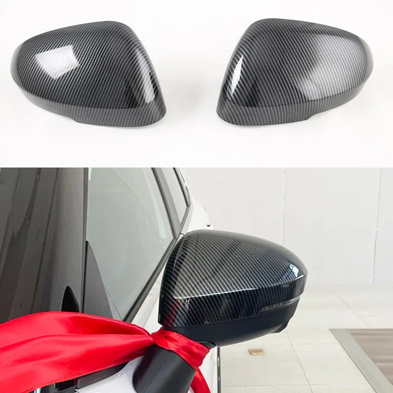 

Для Mitsubishi Outlander 2023, корпус внешнего зеркала заднего вида, стиль углеродного волокна, крышка бокового зеркала на дверь