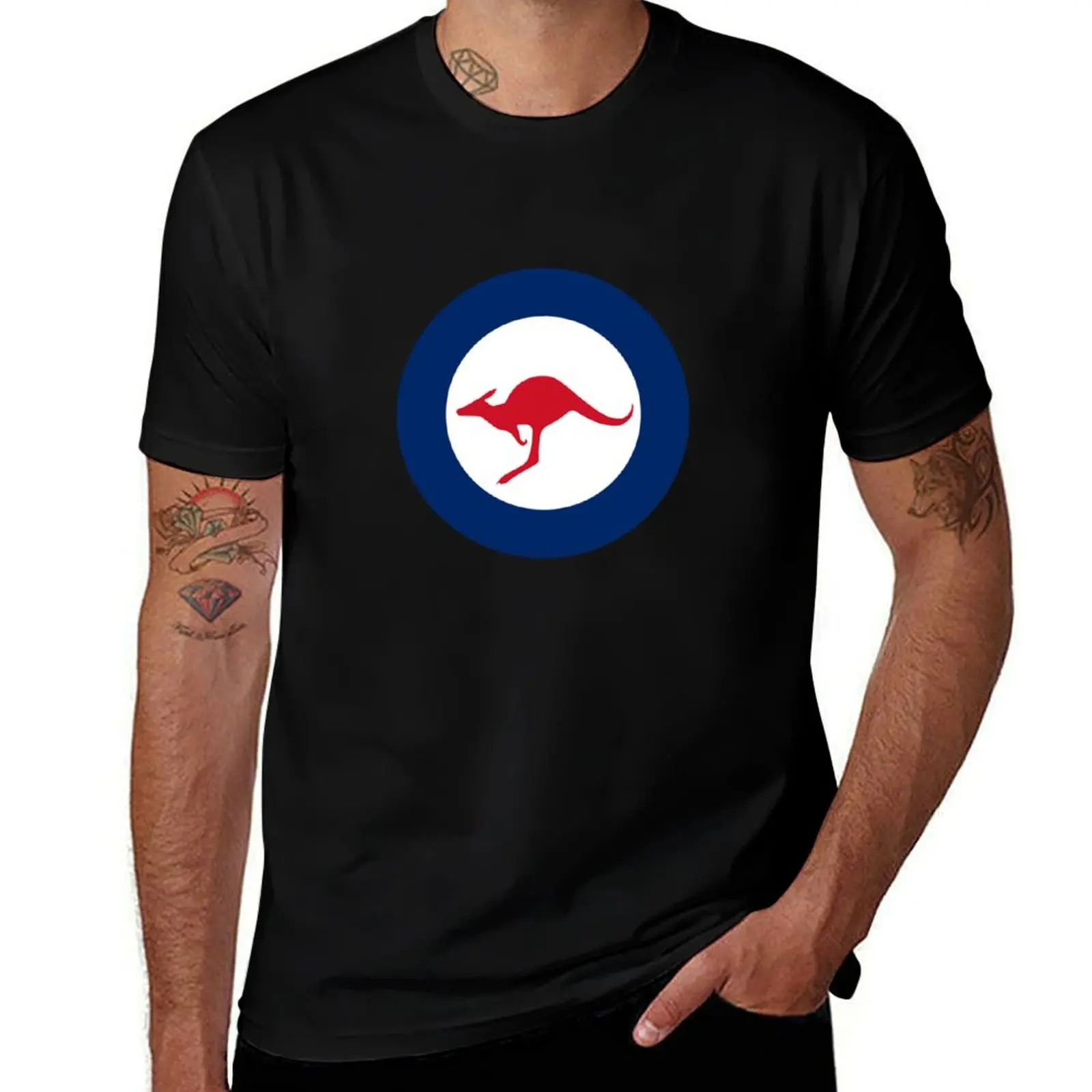 Royal Australian Air Force - Roundel T-Shirt Industrial Work Tee Shirt T-Shirt