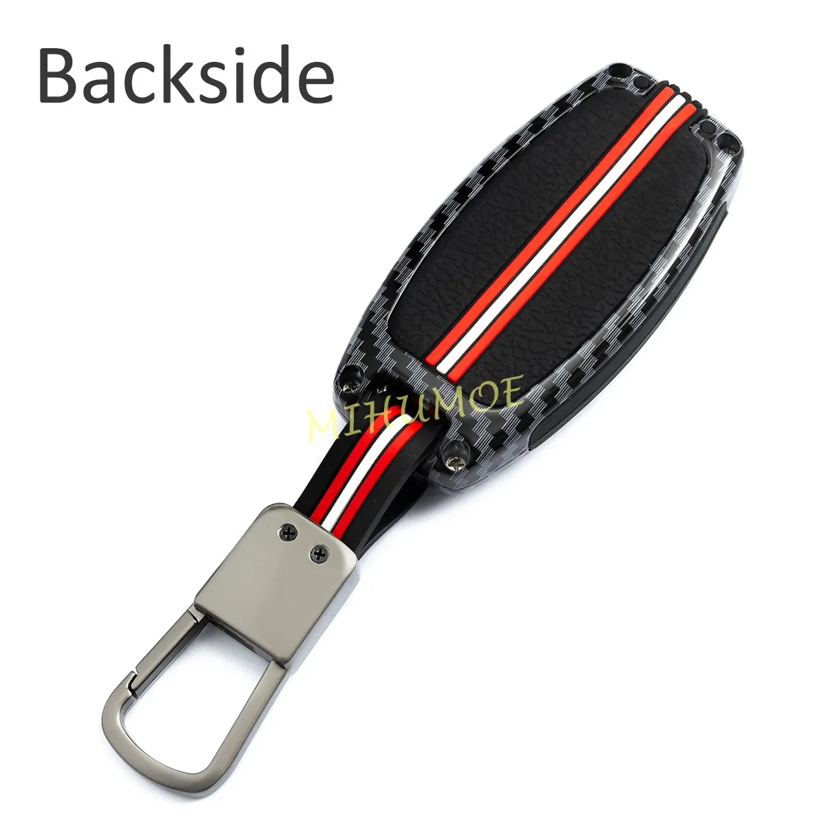 For Nissan Metal Silicone Car Key Fob Case Cover Keychain Rogue X-Trail Qashqai Teana Altima Sentra 370Z For Infiniti QX50 Q50 view 3