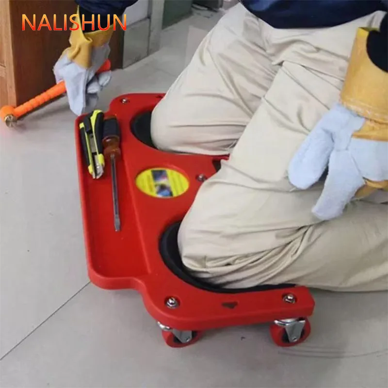 

Защитный наколенник на колесиках со встроенной пенопластовой подкладкой для авторемонта, установщика, ремонтника, защитного шкива