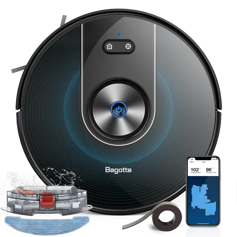 STLF GJ Well-Sell 3000pa Strong Suction Robot Vacuum Cleaner Gyroscope Wet Dry for Hotel Use Battery for Pool