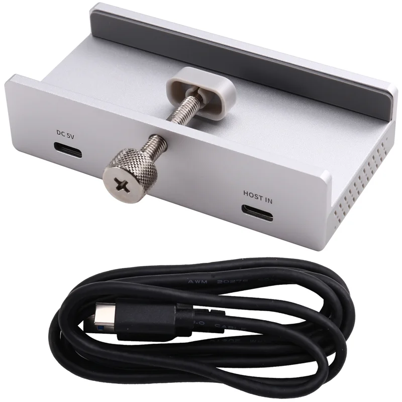 AT93-Universal External Multi-Clip Dock Multi-Function Clip Docking Station For WINDOWS/MAC OS