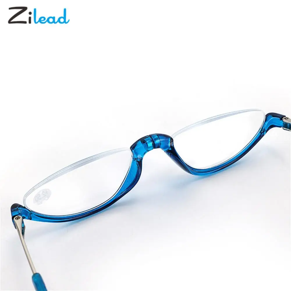 Zilead Magnet Reading Glasses For Men Women Hanging Neck Half Frame Magnetic Presbyopia Hyperopia Eyeglasses Diopter+1to+3 Gafas