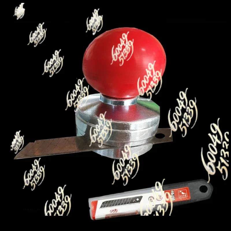 apply to Manual Woodworking Trimmer Red Ball PVC Blister Film Scraping Bright Plated Youmu Veneer Knife Quick Trimming