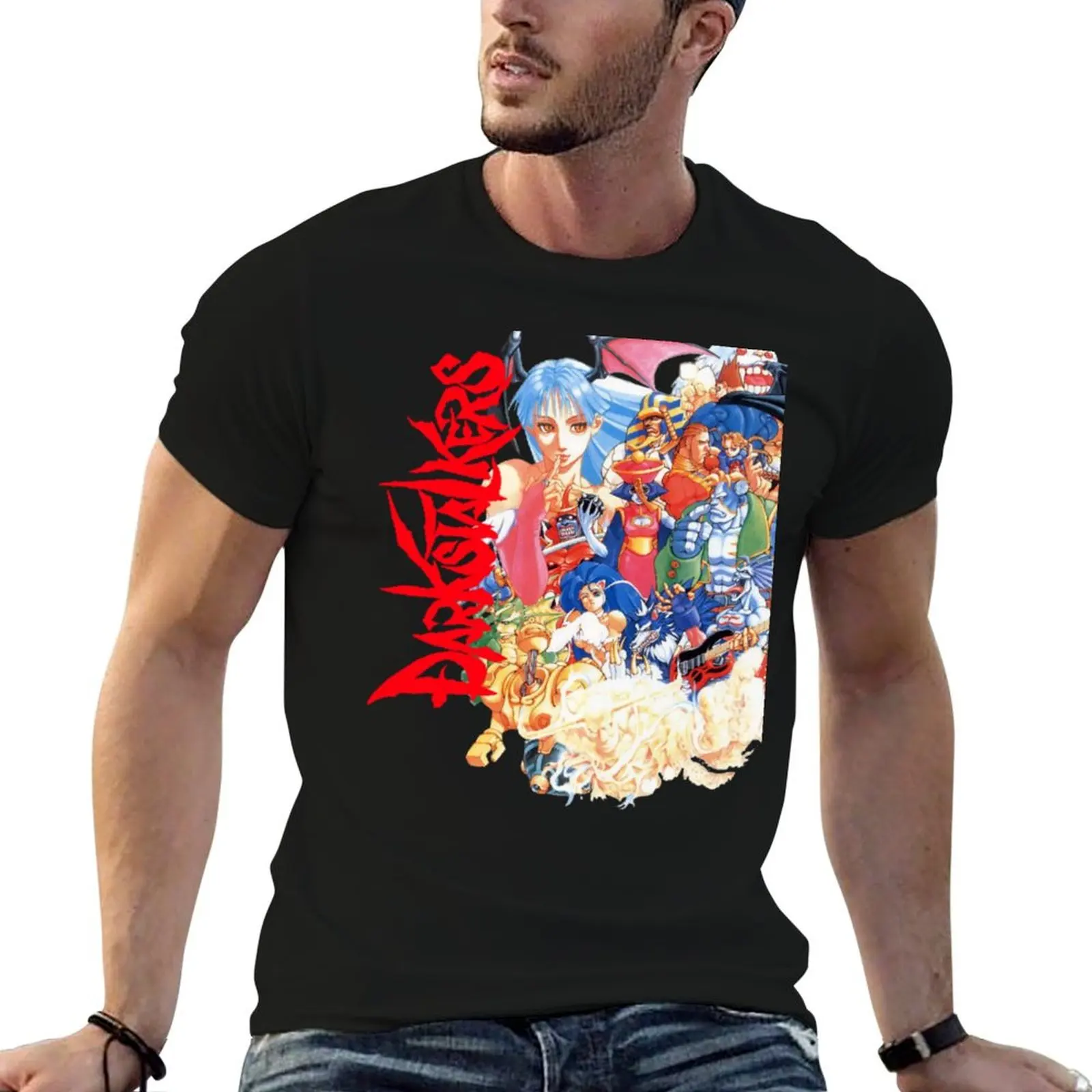 Darkstalkers - Characters T-Shirt graphic shirts customs mens designer t shirt