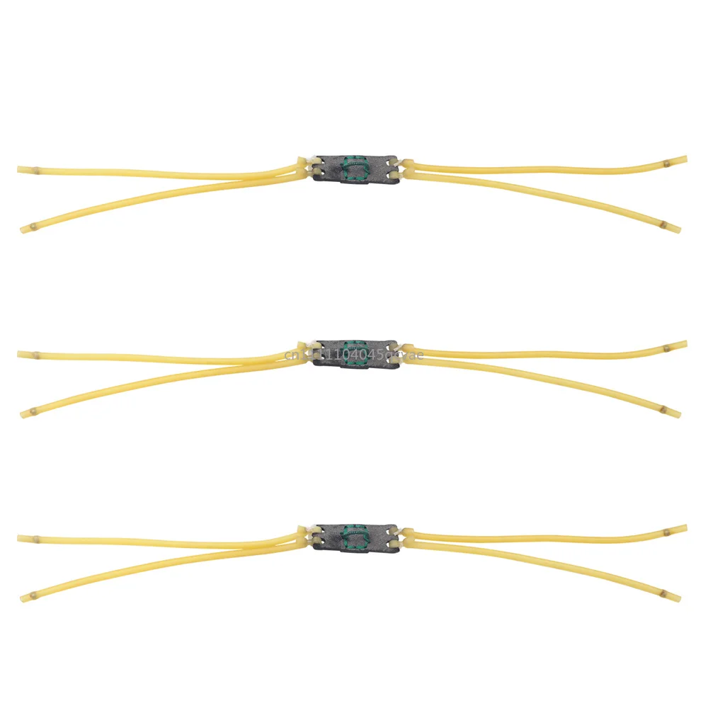 3/5Pcs High-Elastic Tubular Rubber Bands + Magnetic Leather Pouch, Special Rubber Bands For Repeating Slingshot﻿