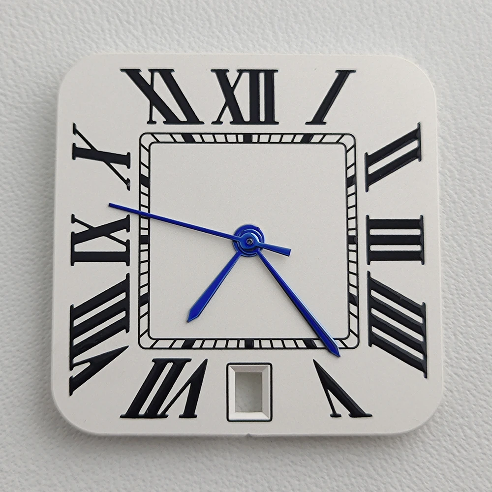 

NH35 Dial Watch dial NH35 square dial Roman Numeral men's watch dial fit NH35 date at 6 o'clock movement watch accessories