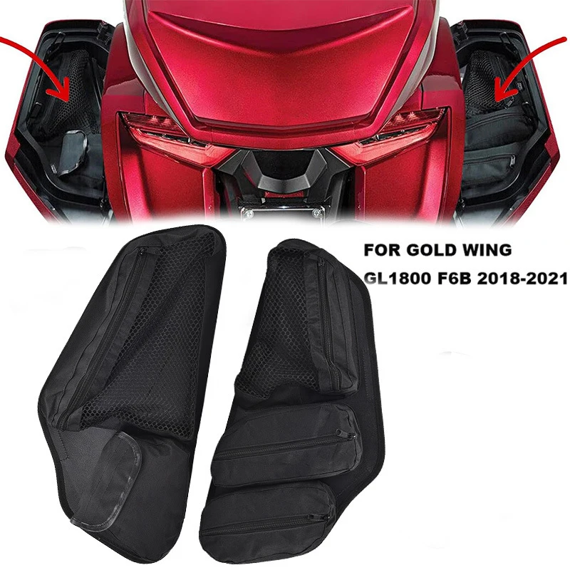

Trunk Lid Organizer Bag Saddlebag Tool Bag Case for Goldwing Tour 1800 F6B GL1800 2018 2019 2020