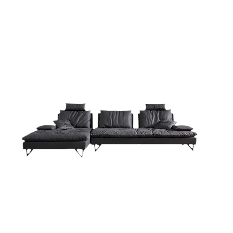 

Italian minimalist, technical cloth, sofa, adjustable sitting depth, living room down, multi-functional, light luxury and soft