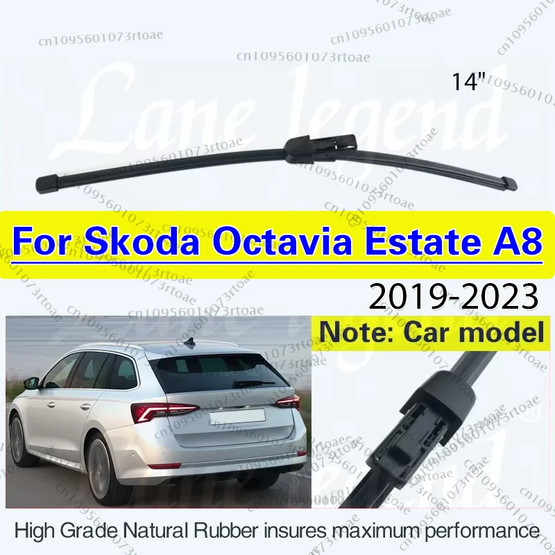 

Car Wiper 14" Rear Wiper Blade For Skoda Octavia Estate A8 2019 2020 2021 2022 2023 Windshield Windscreen Rear Window