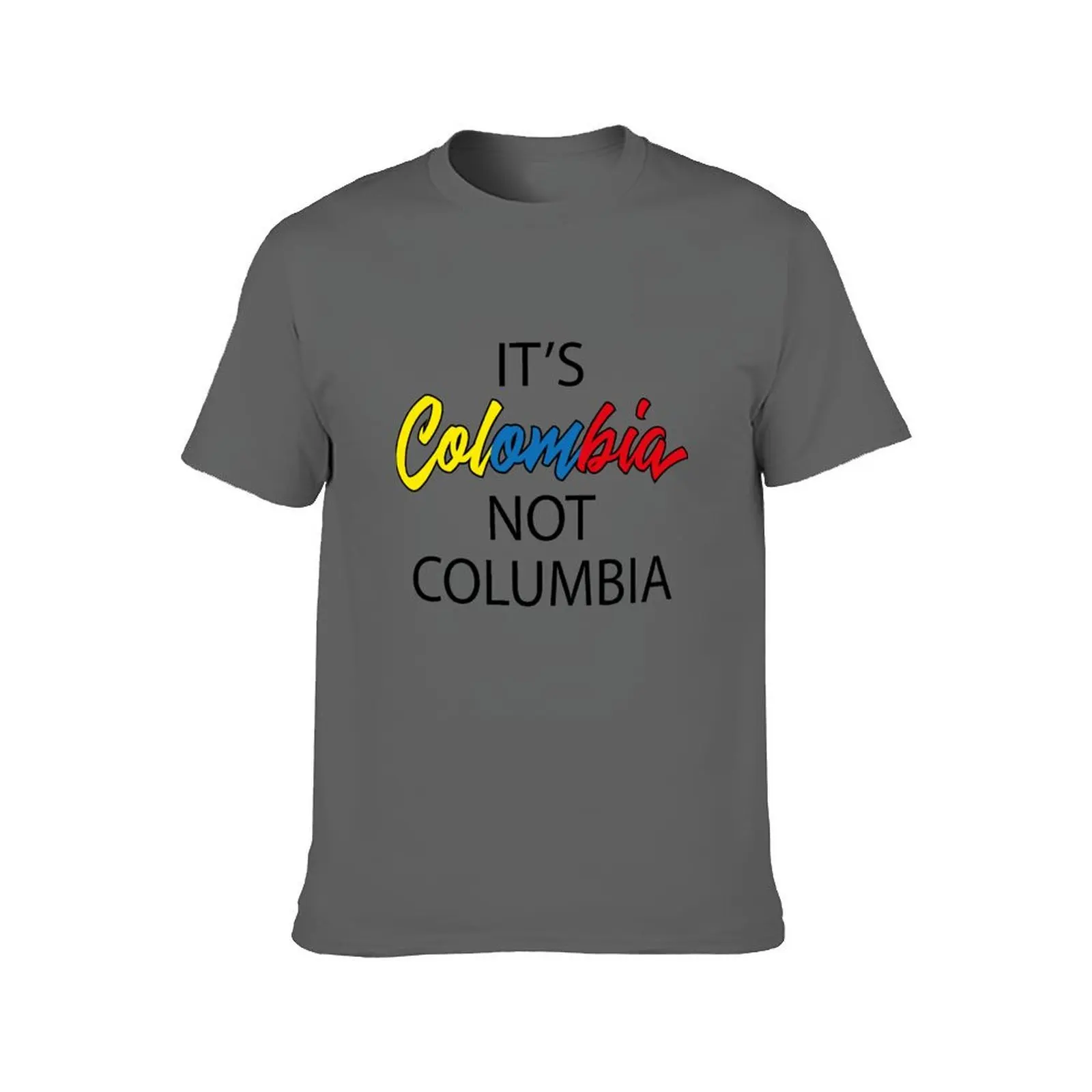 It's Colombia not Columbia T-Shirt Short sleeve tee vintage workout shirts for men