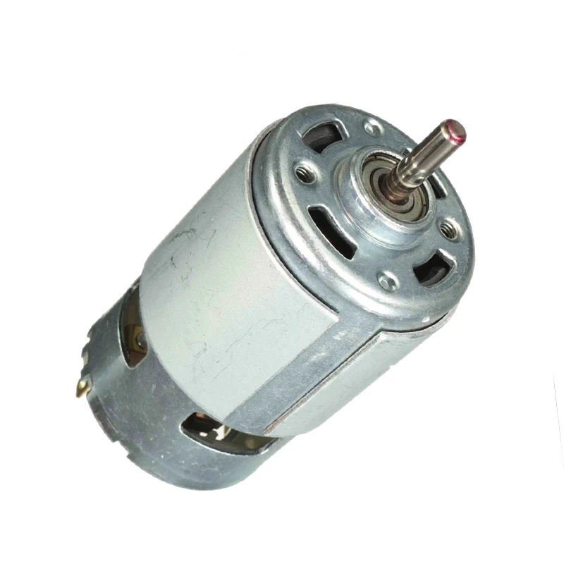 DC Motor 775 12V/24V 150W 15000RPM High Speed DC High Torque Gear Motor Metal Gear Box Ball Bearing Tool Electric Motor