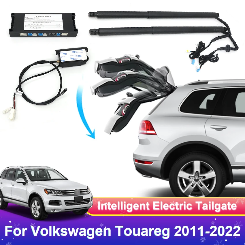 Portón trasero eléctrico de coche, control automático, accionamiento de maletero, kit de alimentación de puerta trasera de coche para Volkswagen VW Touareg 2011-2022, maletero eléctrico