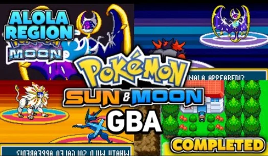 Игровая карта GBA Pokémon Sun & Moon (английская) с RTC — играющая на игре Boy Advance & SP