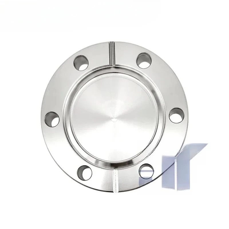 CF200-300 high vacuum blind plate 304 stainless steel pipe fittings, blade fixing bolt flange