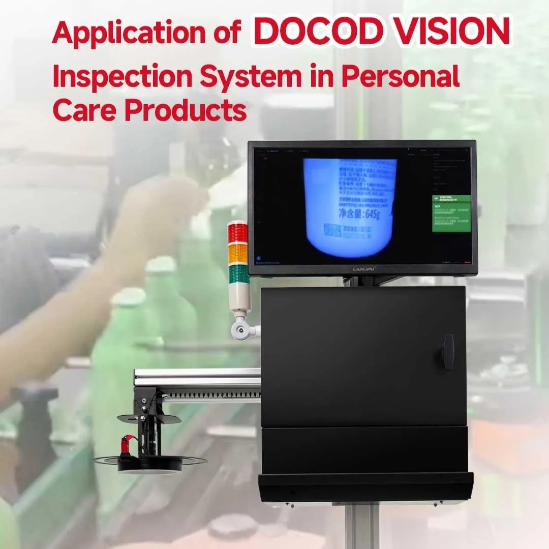 DOCOD XV01 AI Visual Inspection System Smart Industrial Date Printing Defect Detection Machine for Medical Device Industry