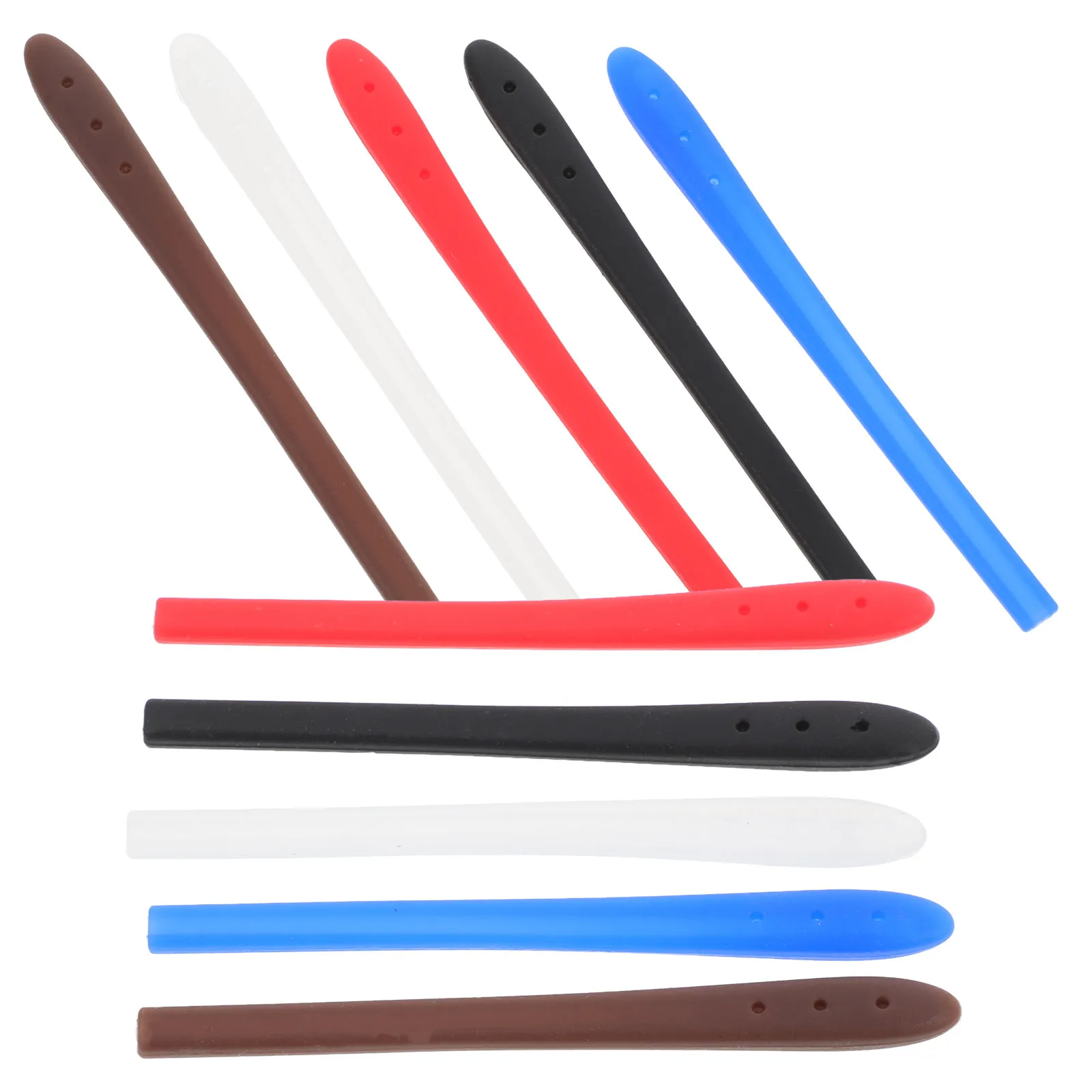 

5Pairs Silicone Glasses Ear Grips Non-Slip Comfortable Universal Fit for Nearsighted Reading Glasses Eyeglass Accessories