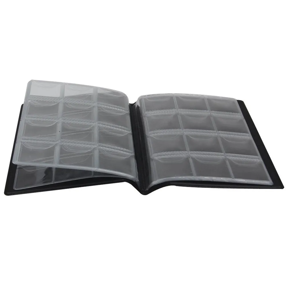 Collection Book Artificial Pockets Storage Album Coin Halloween Christmas New Year Coin Holders Album Coin Storage Books Cover